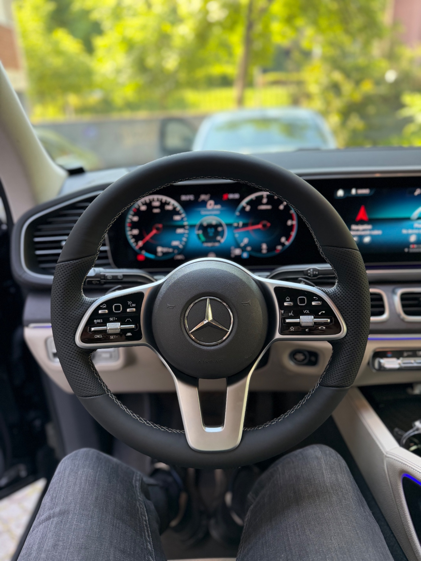 Presvučen volan u Mercedes GLE